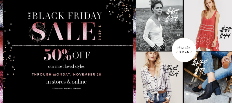 Free People: 50% off select styles